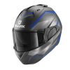 קסדה נפתחת לאופנוע shark evo es כחול