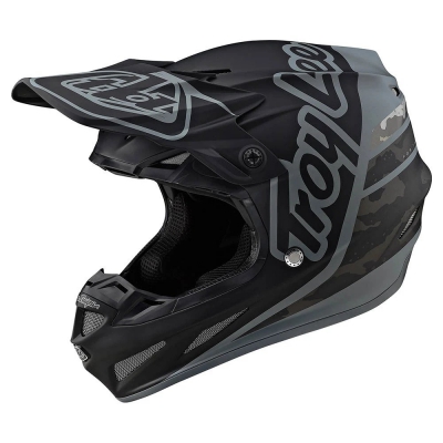 קסדת שטח מקצועית Troy lee designs se4 composite silhouette helmet BLACKCAMO