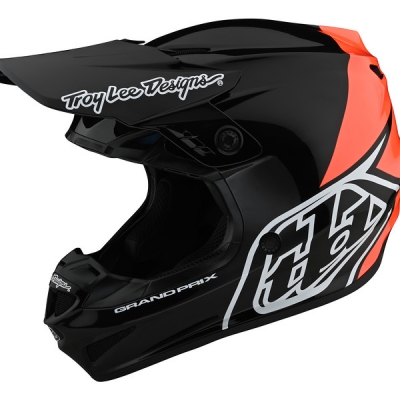 קסדת שטח מקצועית troy lee designs gp block youth helmet BLACKORANGE 2021